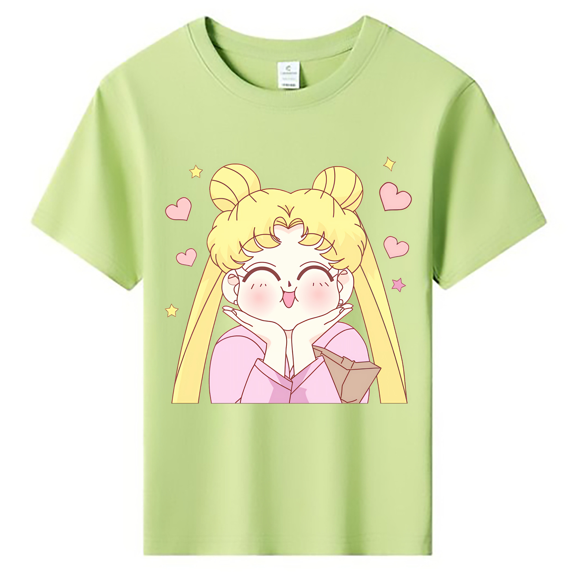 （画像用） 美少女戦士セーラームーン 愛野 美奈子 あいの みなこ Sailor Moon Aino Minako 綿100％キッズTシャツ（フロントプリント）